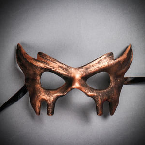 Devil Halloween Masquerade Eye Mask - Black Copper